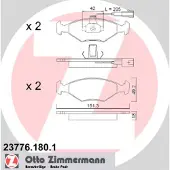 ZIMMERMANN Jarrupalasarja (4kpl), levyjarru 23776.180.1