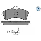 Meyle Jarrupalasarja (4kpl), levyjarru 025 292 1720/PD