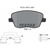 Textar Jarrupalasarja (4kpl), levyjarru 2358101