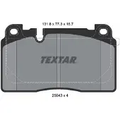 Textar Jarrupalasarja (4kpl), levyjarru 2564305