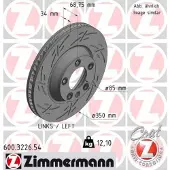 ZIMMERMANN Jarrulevy (1kpl) 600.3226.54