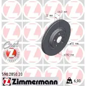ZIMMERMANN Jarrulevy (1kpl) 590.2850.20