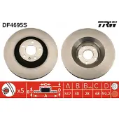 TRW Jarrulevy (1kpl) DF4695S