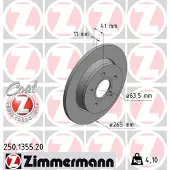 ZIMMERMANN Jarrulevy (1kpl) 250.1355.20