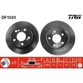 TRW Jarrulevy (1kpl) DF1583