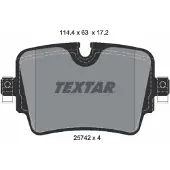 Textar Jarrupalasarja (4kpl), levyjarru 2574201