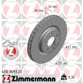 ZIMMERMANN Jarrulevy (1kpl) 400.3693.20