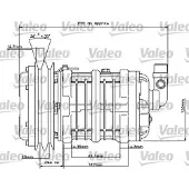 Valeo Kompressori, ilmastointilaite 815842
