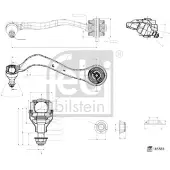 FEBI BILSTEIN Tukivarsi, pyöräntuenta 185583