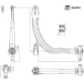 FEBI BILSTEIN Tukivarsi, pyöräntuenta 186640