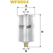 WIX FILTERS Polttoainesuodatin WF8054