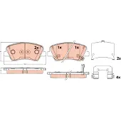 TRW Jarrupalasarja GDB2510