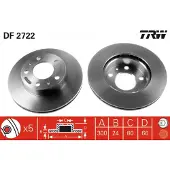 TRW Jarrulevy (1kpl) DF2722
