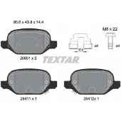 Textar Jarrupalasarja (4kpl), levyjarru 2565101