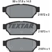 Textar Jarrupalasarja (4kpl), levyjarru 2187202