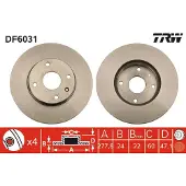 TRW Jarrulevy (1kpl) DF6031