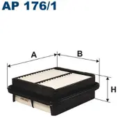 FILTRON Ilmansuodatin AP 176/1
