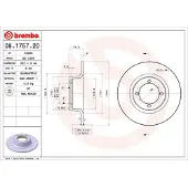 Brembo Jarrulevy (1kpl) 08.1757.20