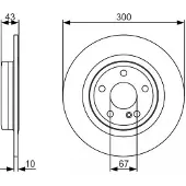 Bosch Jarrulevy (1kpl) 0 986 479 A38