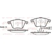 REMSA Jarrupalat Etu, 0964.41 - VW - Golf, Scirocco. Seat - Leon. Audi - Tt, S3