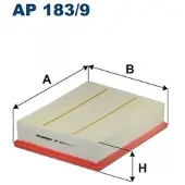 FILTRON Ilmansuodatin AP 183/9