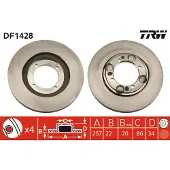 TRW Jarrulevy (1kpl) DF1428