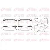 REMSA Jarrupalat Etu, 0666.32 - Honda - Civic. Opel - Insignia. Mitsubishi - Lancer. Subaru - Impreza, Wrx