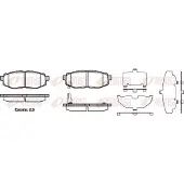 REMSA Jarrupalat Taka, 1228.01 - Subaru - Outback, Forester, Legacy, Impreza, Brz, Tribeca. Toyota - Gt-86, Gr-86
