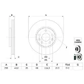 Bosch Jarrulevy (1kpl) 0 986 479 F05