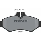 Textar Jarrupalasarja (4kpl), levyjarru 2302101