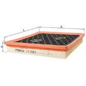 Knecht Ilmansuodatin LX 2683