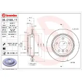 Brembo Jarrulevy 09.C180.11