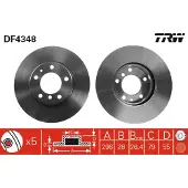 TRW Jarrulevy TRW DF4348