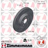 ZIMMERMANN Jarrulevy (1kpl) 400.5555.54