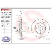 Brembo Jarrulevy (1kpl) 09.5707.14