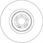 TRW Jarrulevy (1kpl) DF4634S