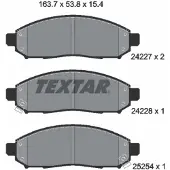 Textar Jarrupalasarja (4kpl), levyjarru 2422704
