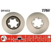 TRW Jarrulevy (1kpl) DF4553