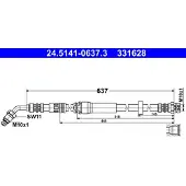 AUMOVIO Aftermarket GmbH Jarruletku 24.5141-0637.3