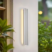 LUCANDE Led ulkoseinävalaisin Melira , Alumiini/harmaa/sinkki, Alumiini, Moderni