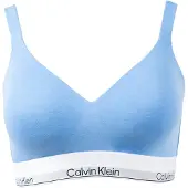 Calvin Klein Underwear Rintaliivi vaaleansininen / musta / valkoinen