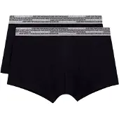 Emporio Armani Bokserishortsit vaaleanharmaa / musta / valkoinen
