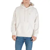 Calvin Klein Jeans Premium Terry Monogram Hoodie - Cream - XXL