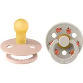 BIBS Studio Colour Ladybug Tutti 2-pack Lateksi Koko 1, Blush