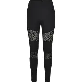 Urban Classics Flock Lace Inset Leggingsit