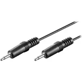 Goobay Jack 3.5mm - Jack 3.5mm cable 1.5m black (50460)