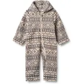 Wheat Allo Fleecehaalari, Warm Sand Jaquard, 74