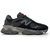 New Balance for man. U9060V1 9060 black leather trainers (47), Flat, Split Leather, Laces, Casual