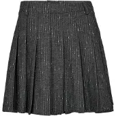 Copenhagen Muse Cmtrina-Skirt Is A Short Skirt In A Premium Material With A Herringbone Pattern - Grey - L