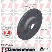 ZIMMERMANN Jarrulevy (1kpl) 150.2960.32